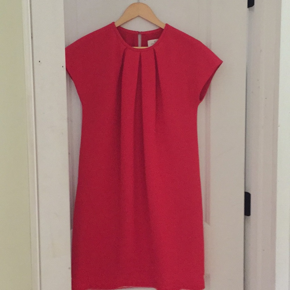 Kate Spade EUC Crepe Pleat Front Dress